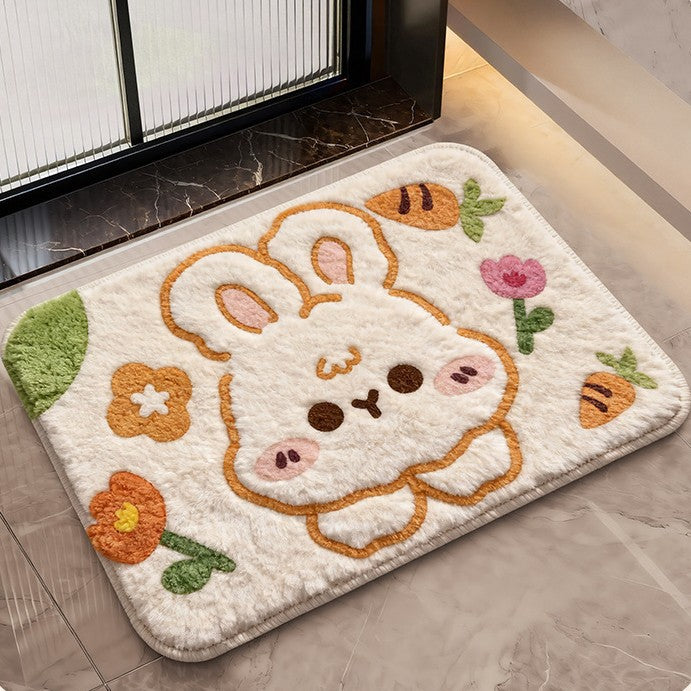 Cute Cat-Themed Bath Mat