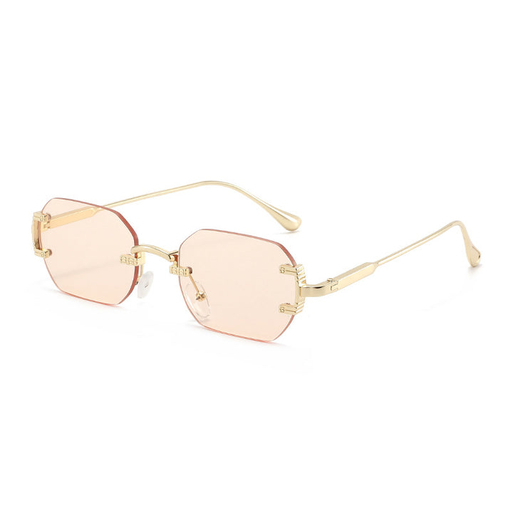 Ladies geometric sunglasses with luxurious metal frame and protective UV filter Stornfield