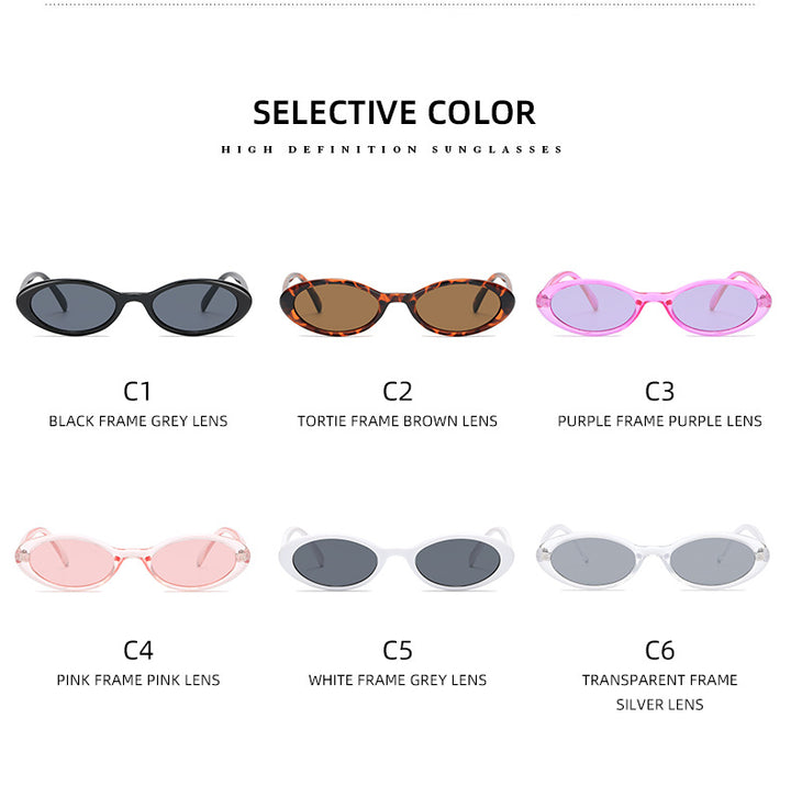 Women's fashionable sunglasses in contemporary oval design Stornfield