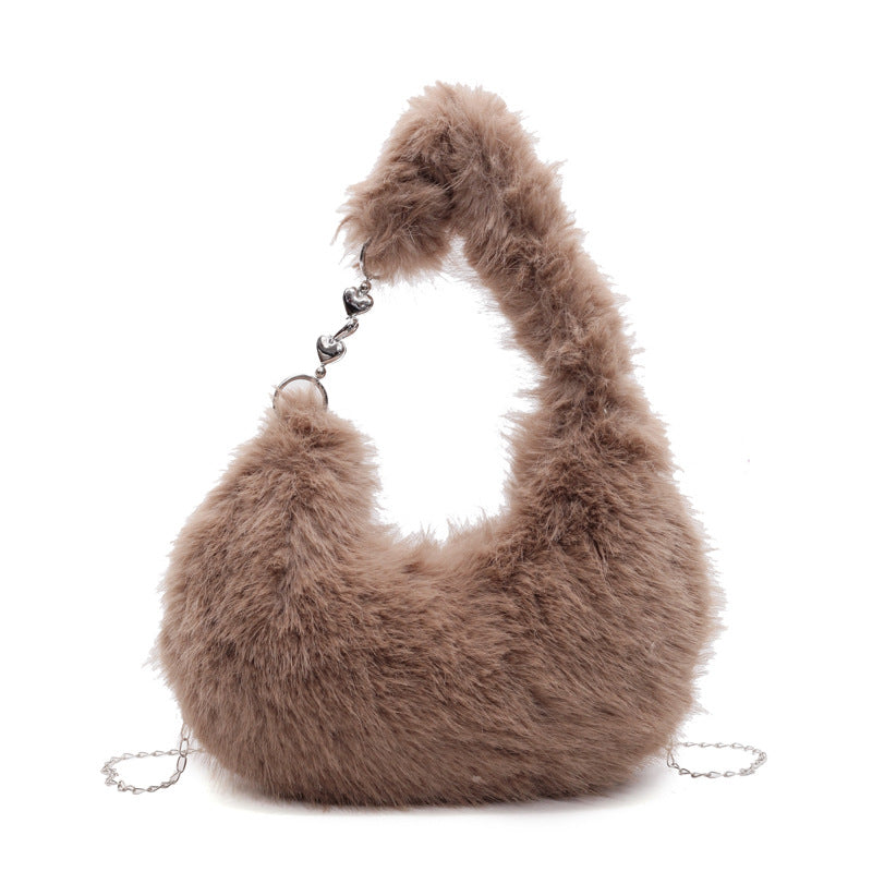 Plush Shoulder Bag with Unique Design Stornfield