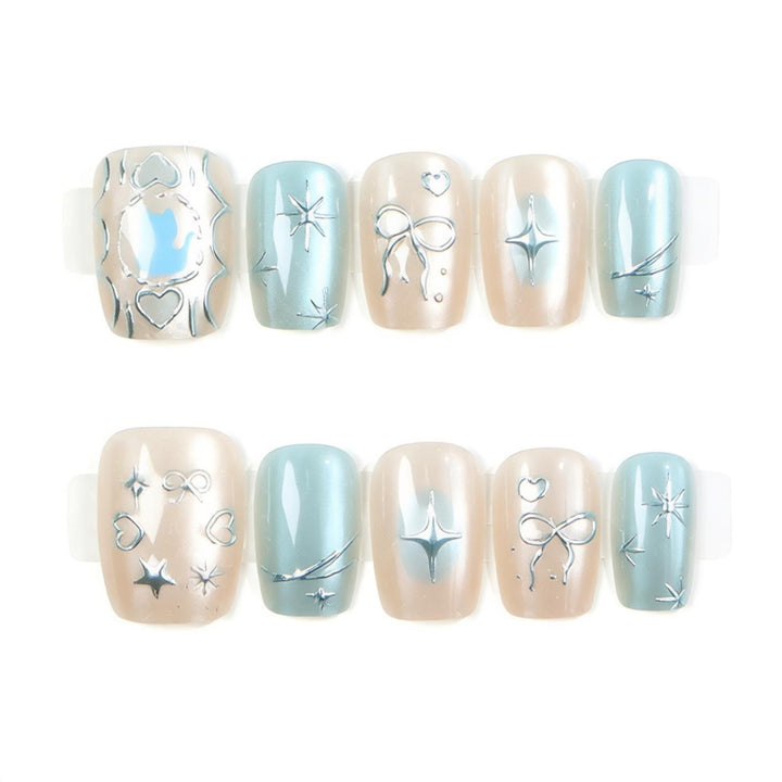 Artistic Themed Press-On Nail Art Set Stornfield