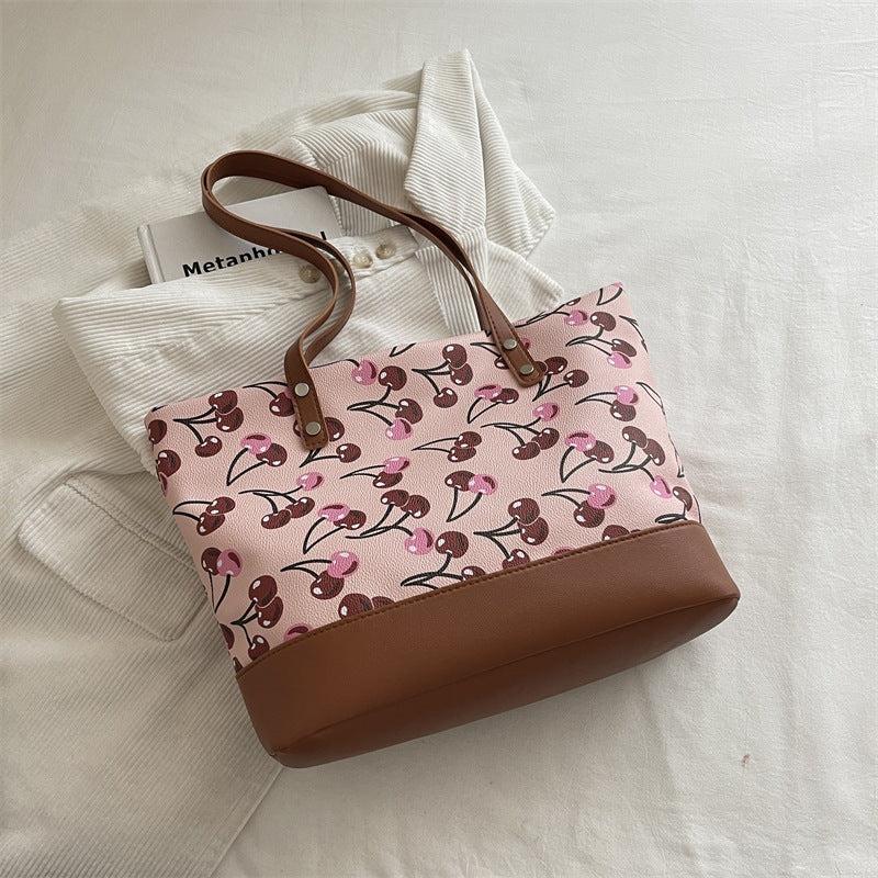 Playful Printed Canvas Tote Bag Stornfield