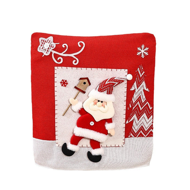 Festive chair covers with Christmas motif Stornfield