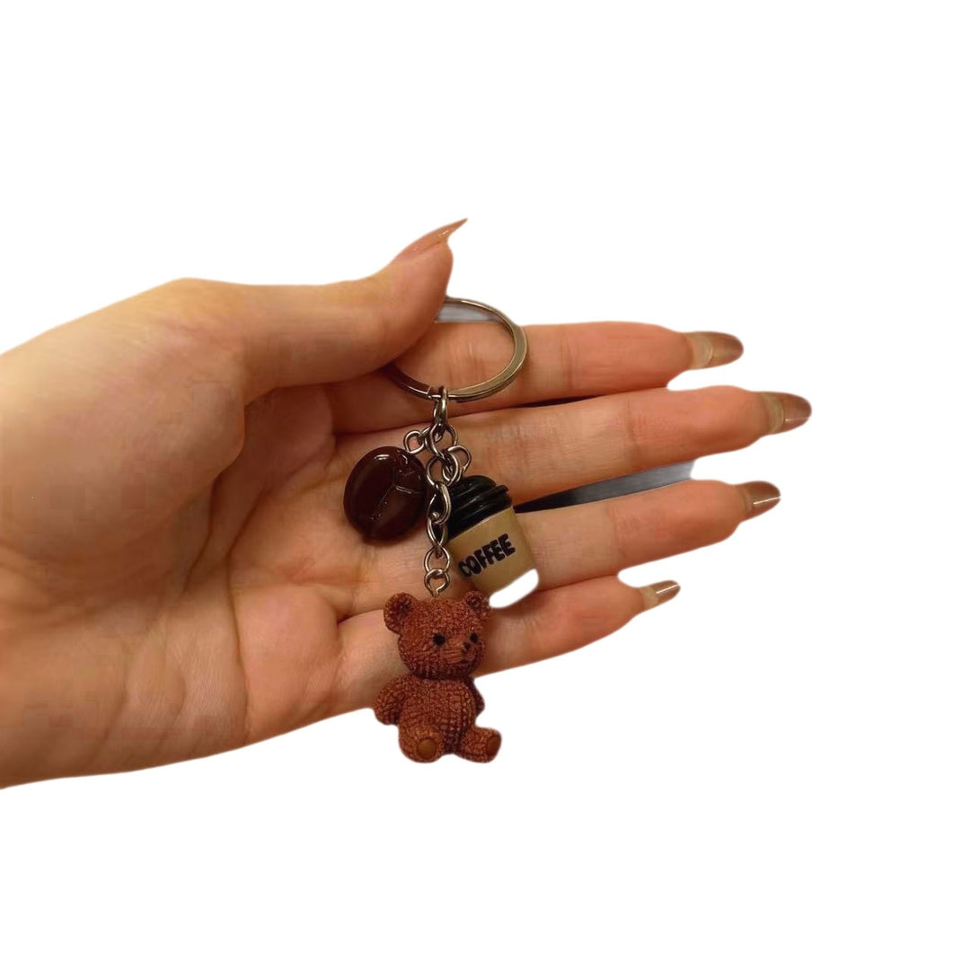 Playful keychain with bears and drink Stornfield