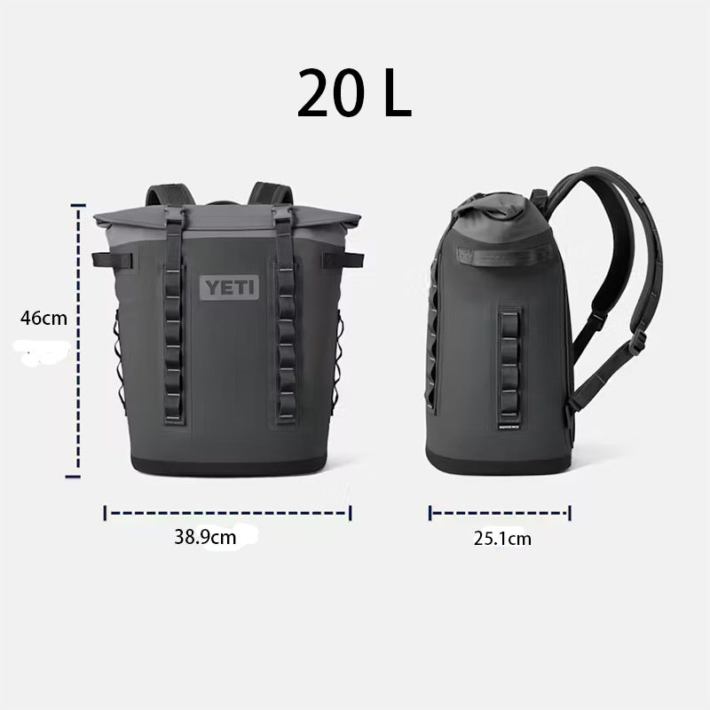 Unisex nan robust waterproof cooler backpack with roll closure and durable outer shell Stornfield