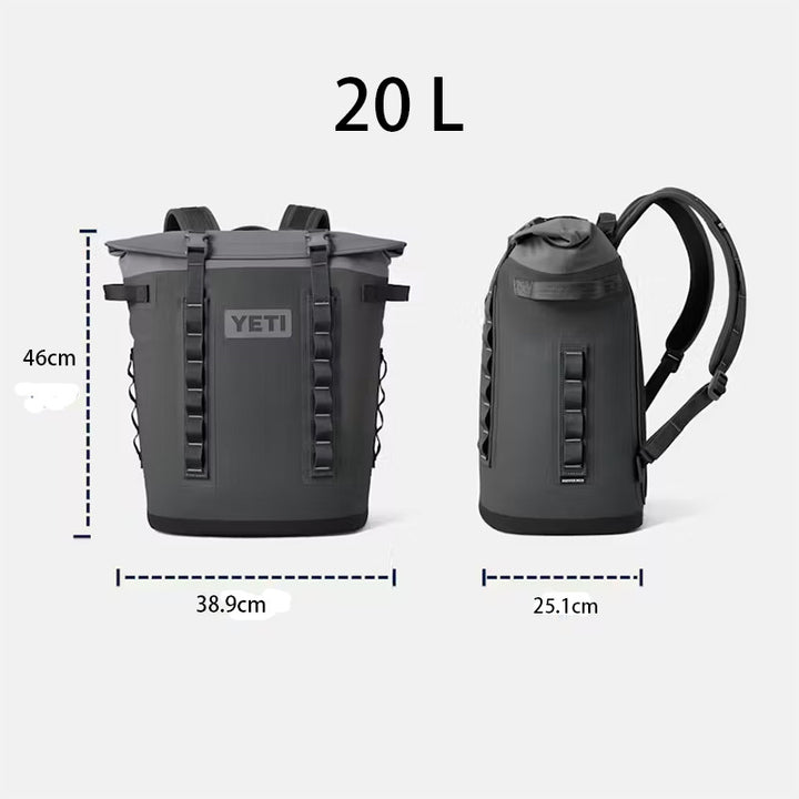Unisex nan robust waterproof cooler backpack with roll closure and durable outer shell Stornfield