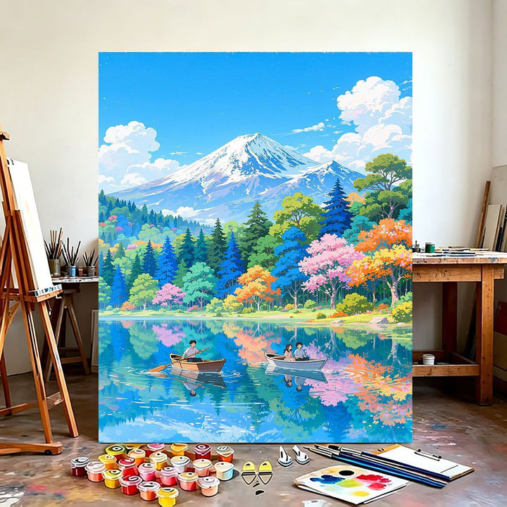 Scenic Mountain Landscape Wall Art Stornfield