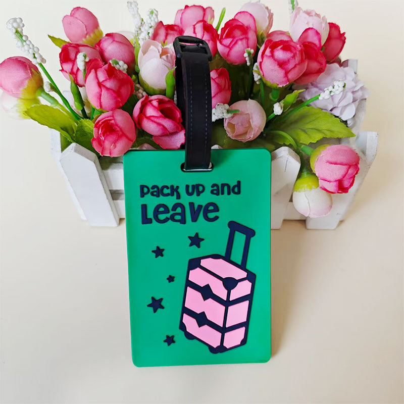 Unisex Vibrant Geometric Pattern Luggage Tag Stornfield
