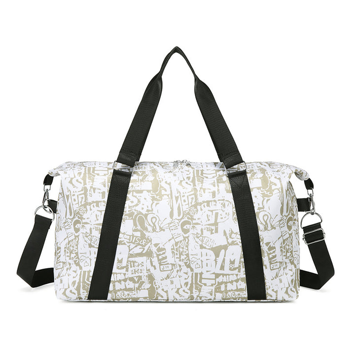 Graphic Patterned Sports Duffel Bag Stornfield