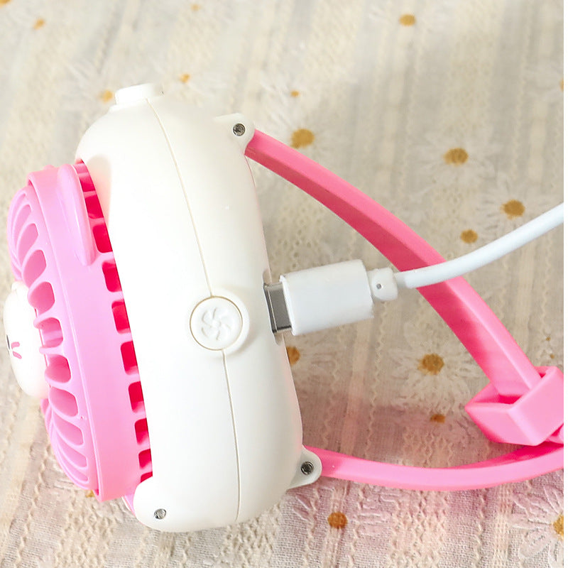 Ladies Portable Hand Fan in Cute Animal Design Stornfield