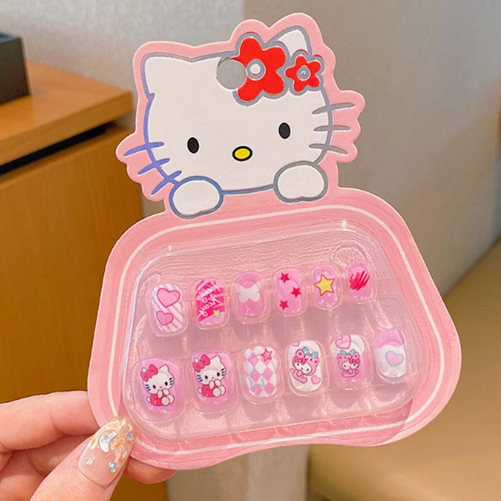 Artificial nails with sweet animal design Stornfield