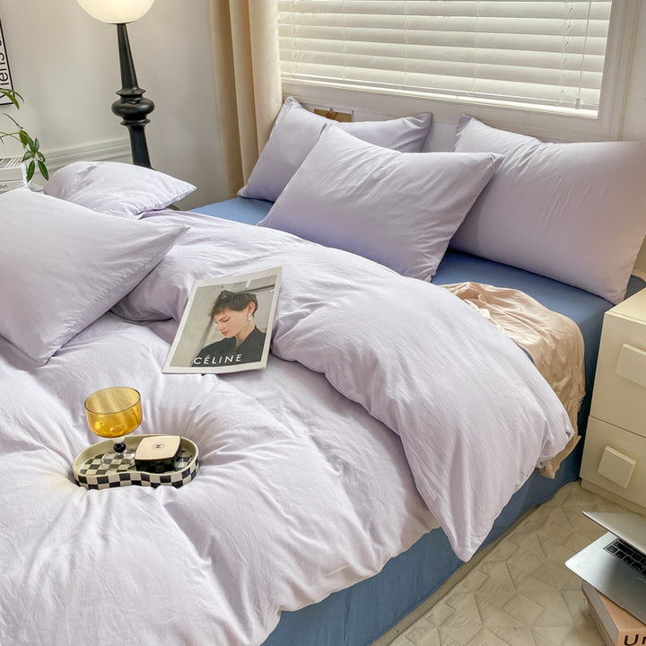 Luxurious Smooth Cotton Duvet Cover Set
