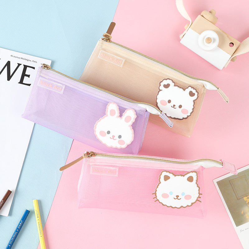 Cute Animal Themed Zipper Pouch