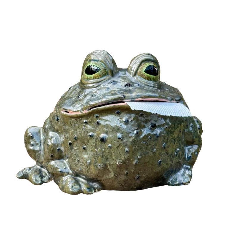 Decorative frog figure with toothbrush holder Stornfield