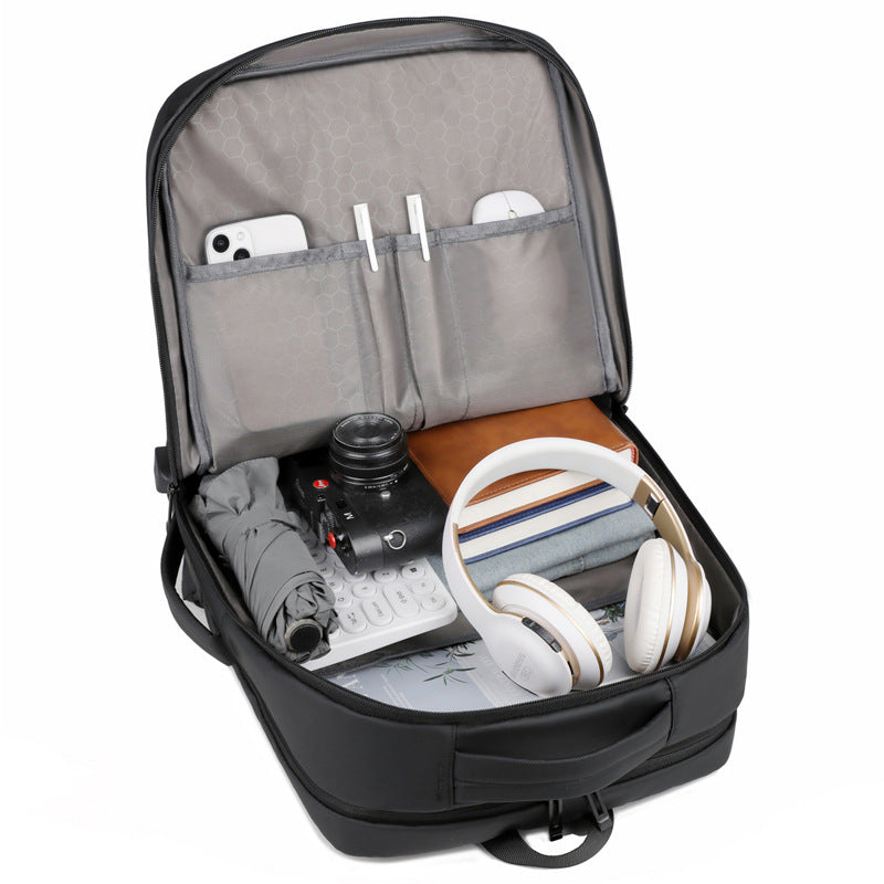 Elegant Laptop Backpack with Padded Compartment and Practical Organizer Stornfield