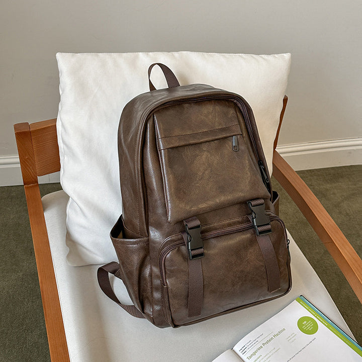 Vintage-Style Leather Backpack Stornfield