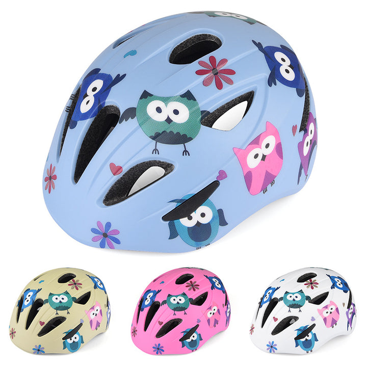 Children's Cute Animal Print Bicycle Helmet Stornfield
