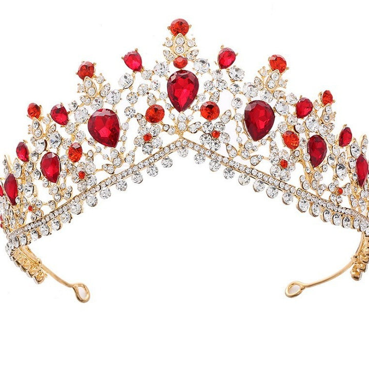 Women's Glamorous Tiara with Rhinestone and Crystal Embellishments Stornfield