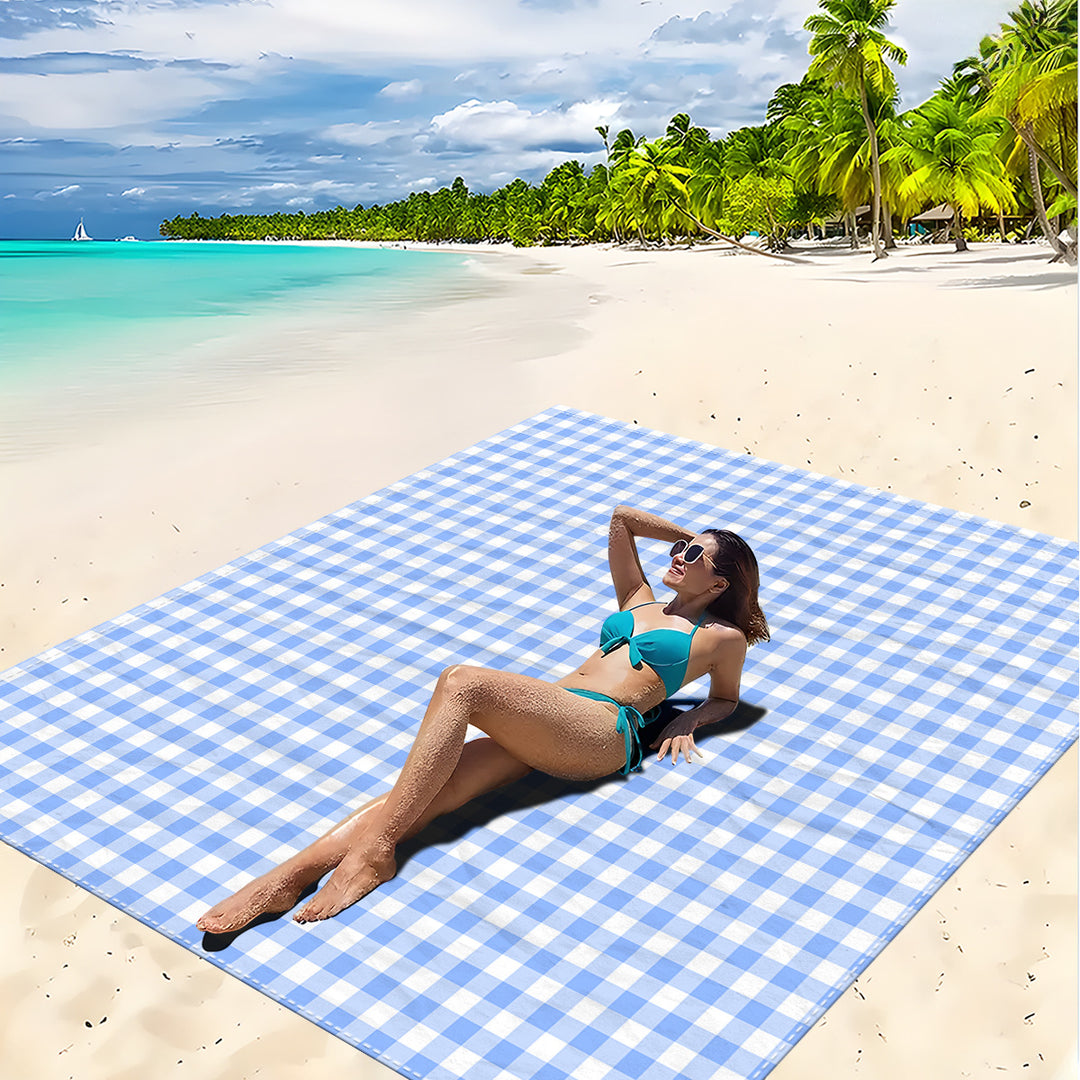 Mandala Design Beach Mat Stornfield