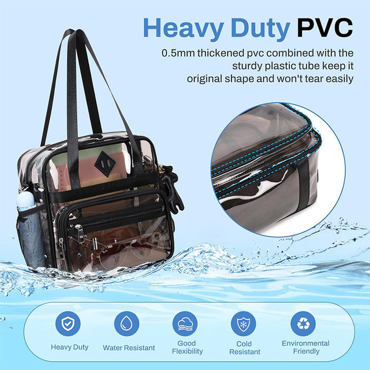Transparent Tote Bag with Additional Compartments Stornfield