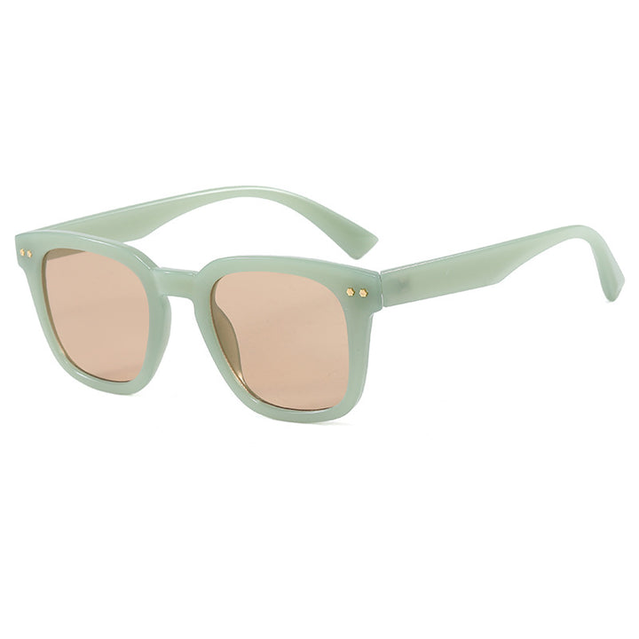 Women's Square Sunglasses with Modern Transparent Frame and UV Protection Stornfield