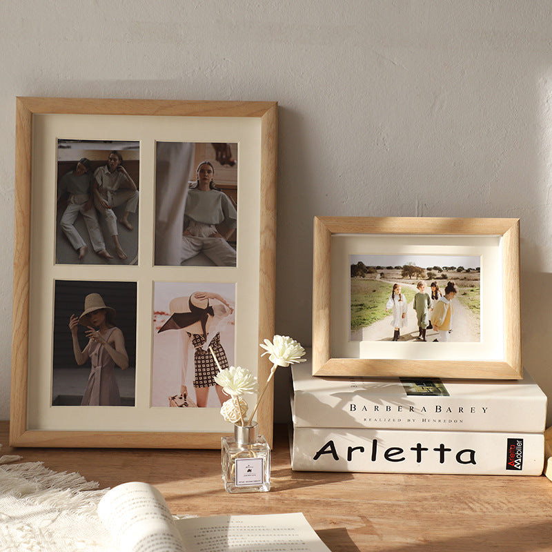 Double Photo Display Frame for Home Decor