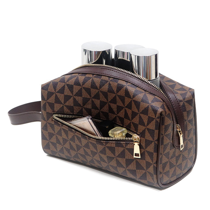 Stylish Geometric Pattern Cosmetic Bag