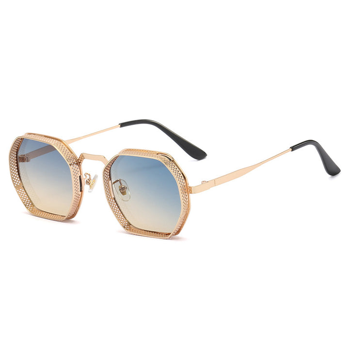 Women’s sunglasses with unique octagonal metal frame Stornfield