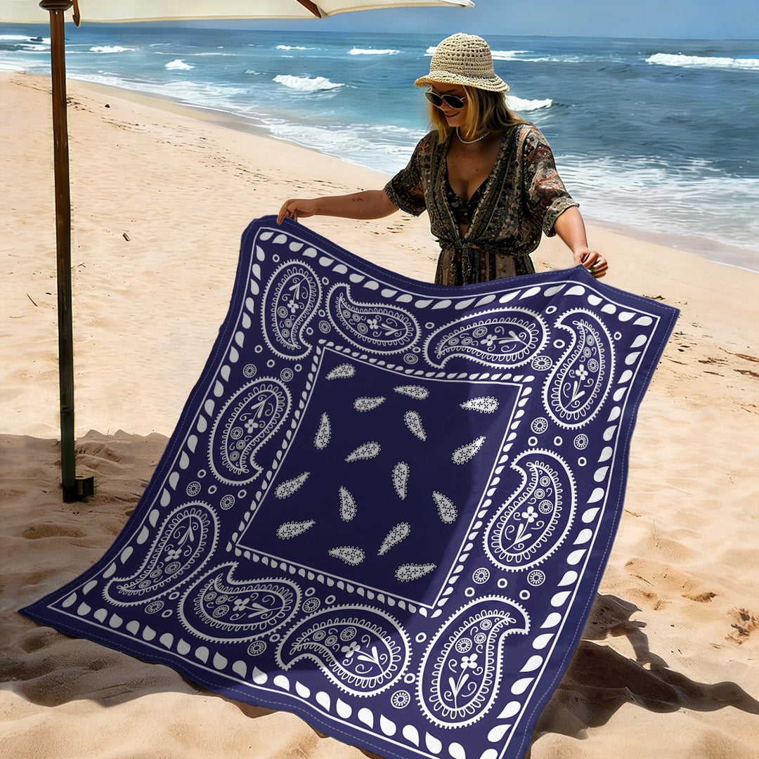 Mandala Design Beach Mat Stornfield