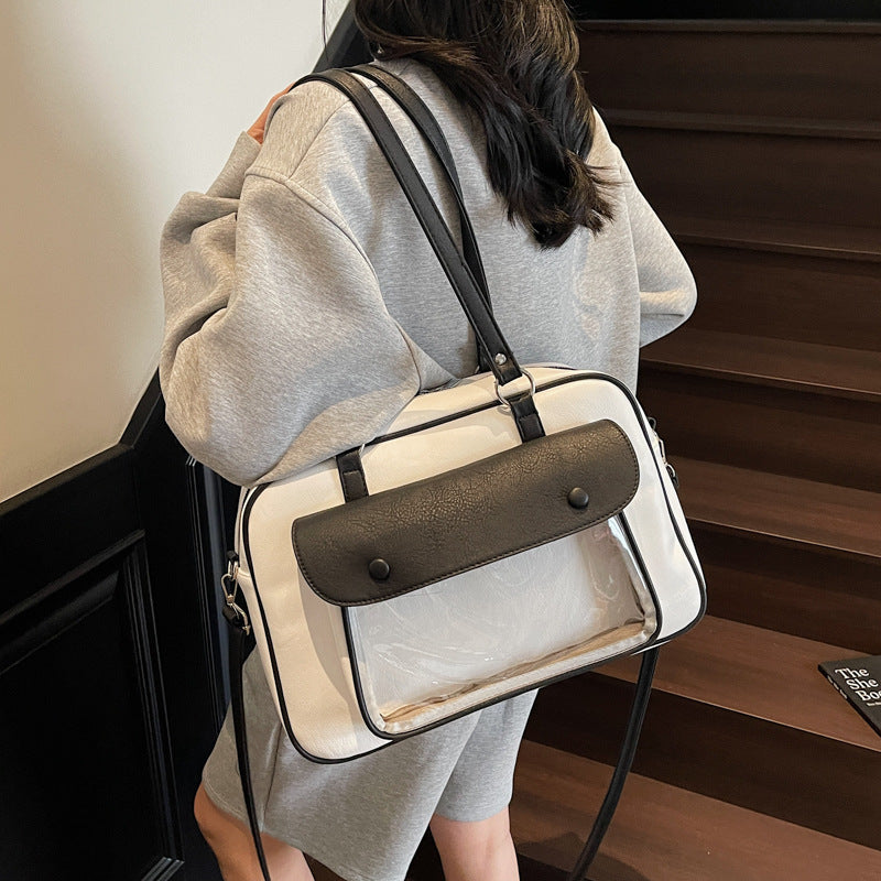 Elegant shoulder bag with multifunctional compartments Stornfield