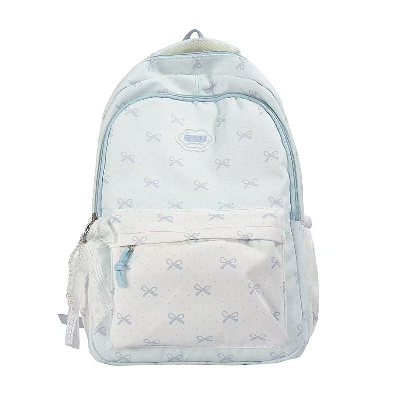 Cute Bow Pattern School Backpack Stornfield