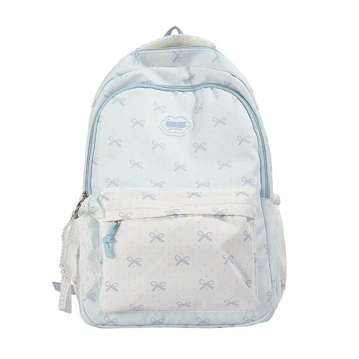 Cute Bow Pattern School Backpack Stornfield