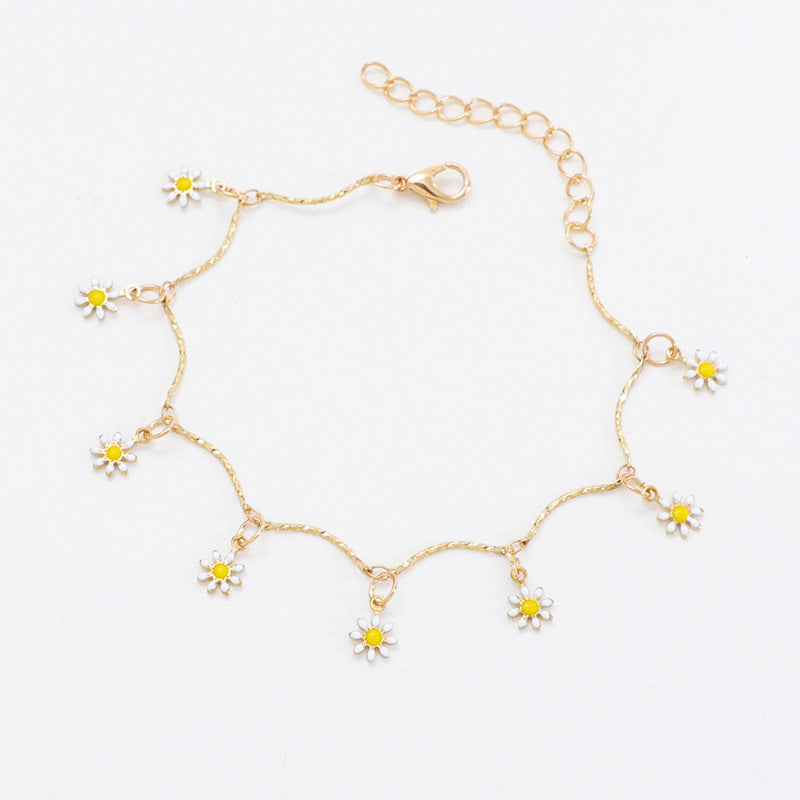 Floral Charm Anklet Stornfield
