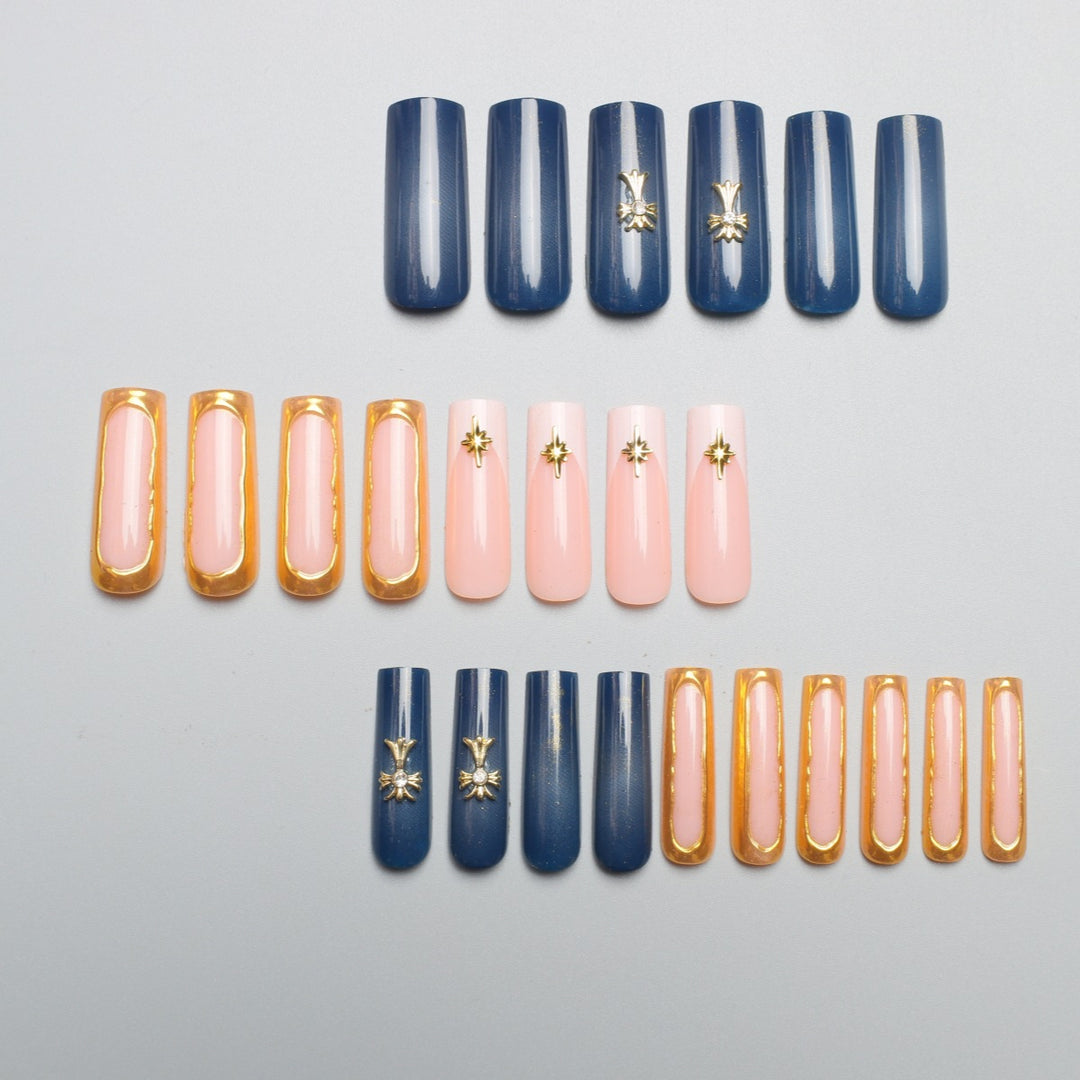 Elegant Rhinestone-Embellished Nail Extensions Stornfield