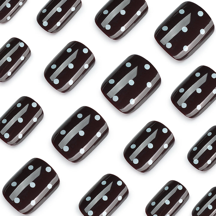 Artful Nail Art with Playful Dot Design Stornfield