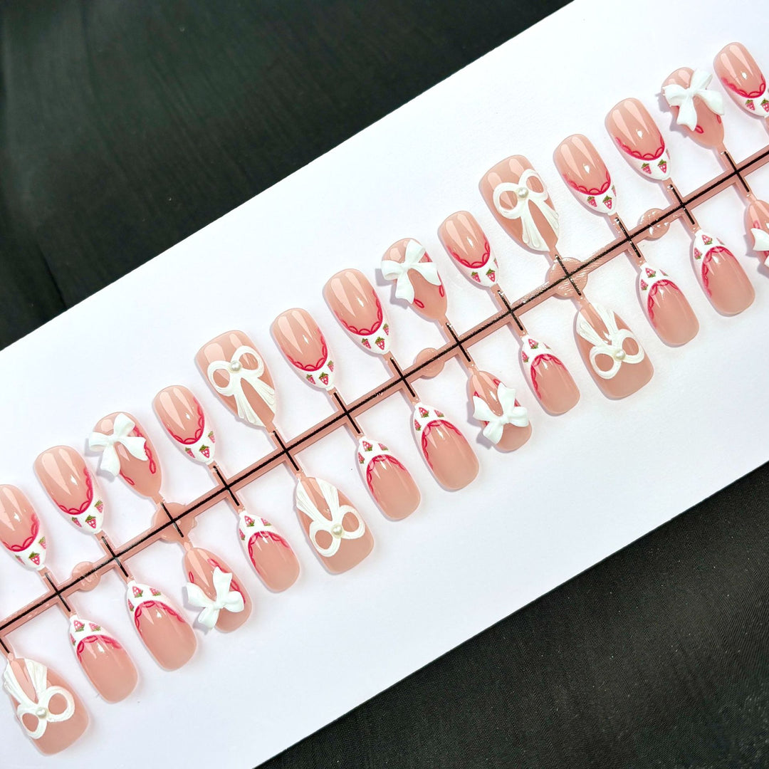 Stylish Decorative Press-On Nail Art Set