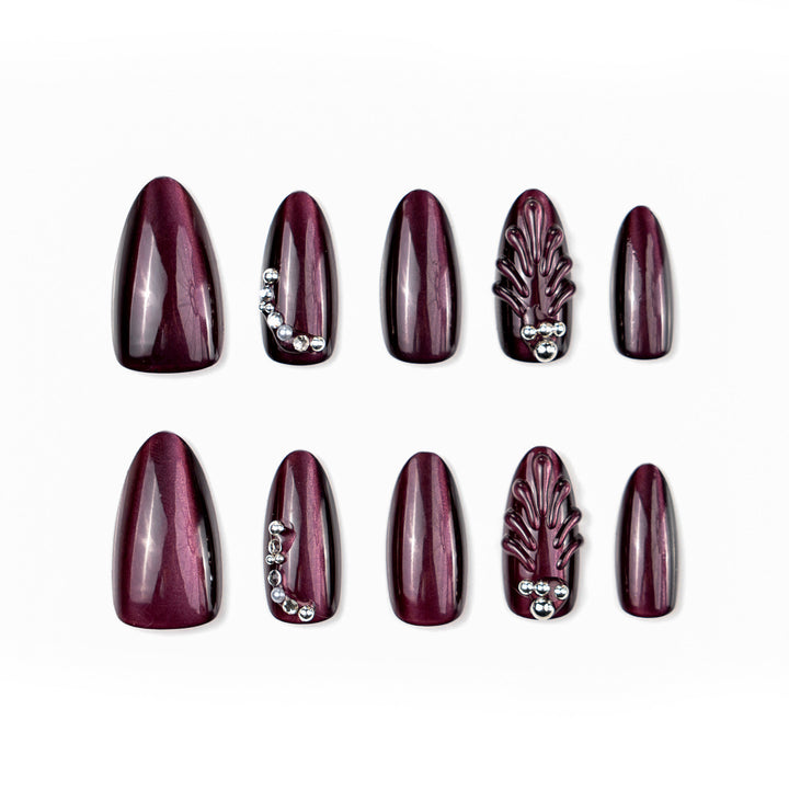 Glamorous High Gloss Artificial Nails Stornfield
