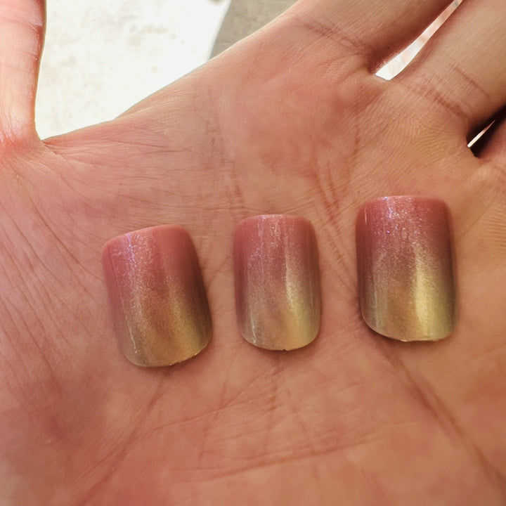 Glamorous artificial nails in elegant gradient Stornfield