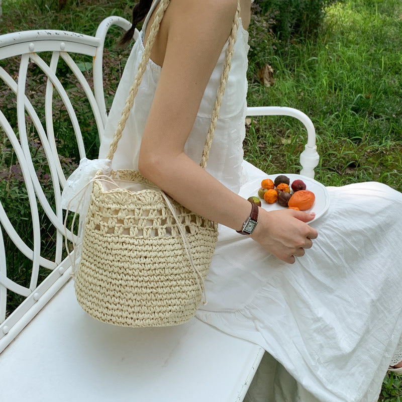 Handmade Braided Bucket Bag Stornfield
