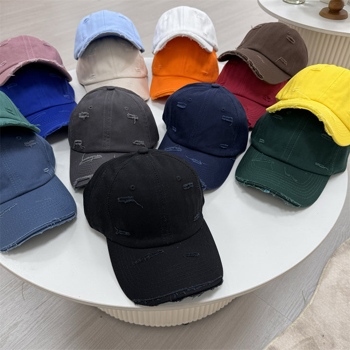 Men's Distressed Vintage-Style Baseball Cap Stornfield