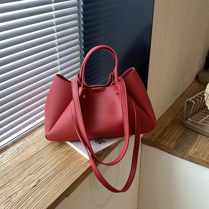 Versatile Leather Tote Bag