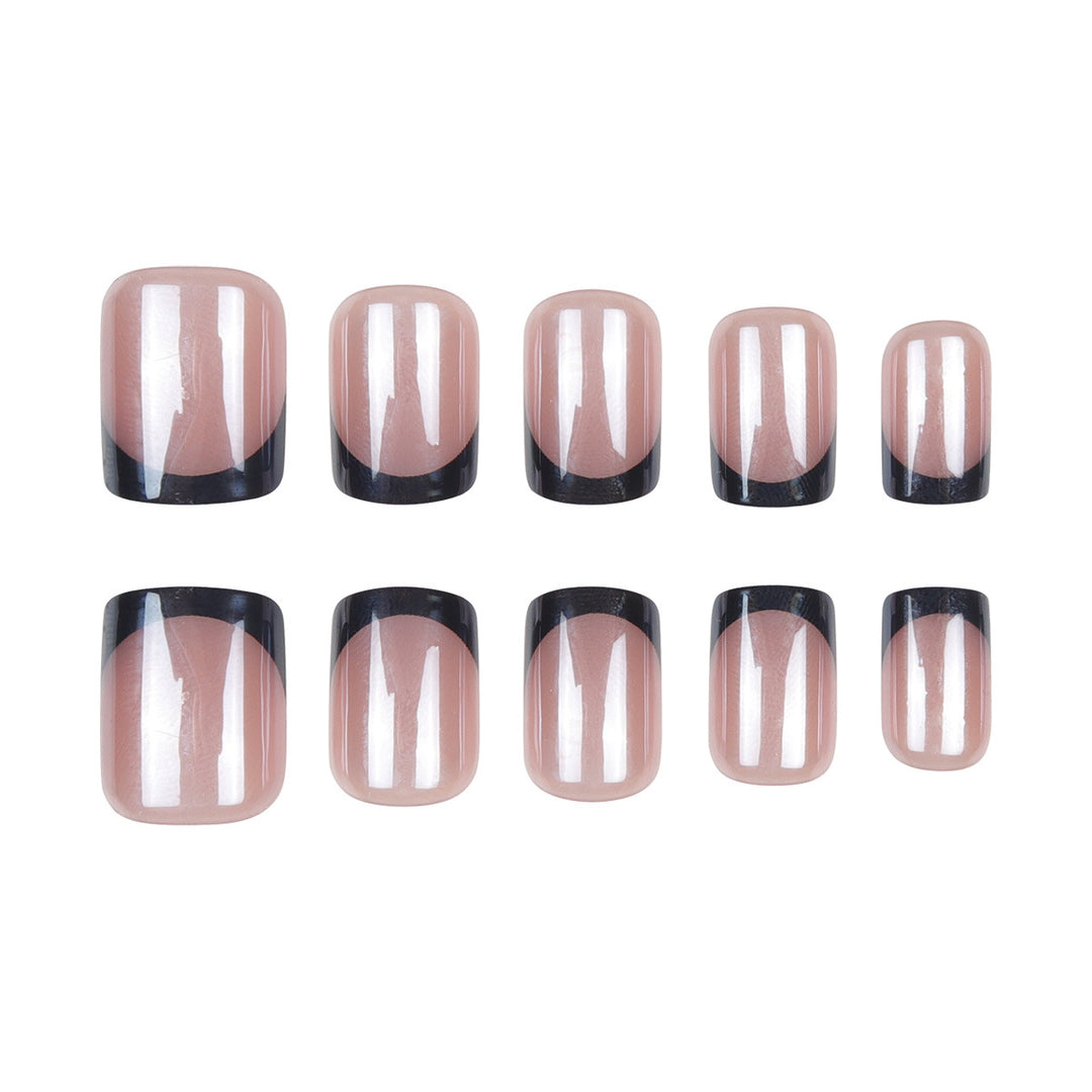 Elegant French Tip Press-On Nails Stornfield 1789085963