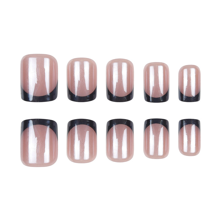 Elegant French Tip Press-On Nails Stornfield 1789085963