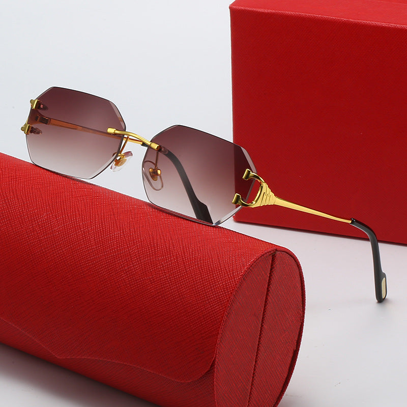 Ladies modern octagon sunglasses with stylish metal frame and polarized lenses Stornfield