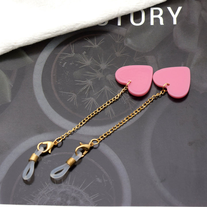 Heart-Shaped Decorative Eyewear Chain Stornfield