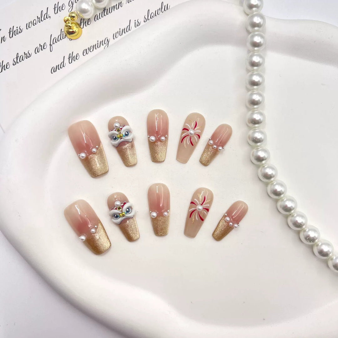 Decorative Press-On Nail Art Kit