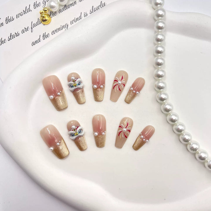 Decorative Press-On Nail Art Kit