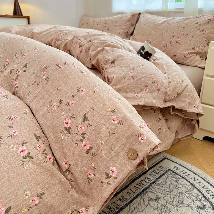 Floral Patterned Duvet Cover Set