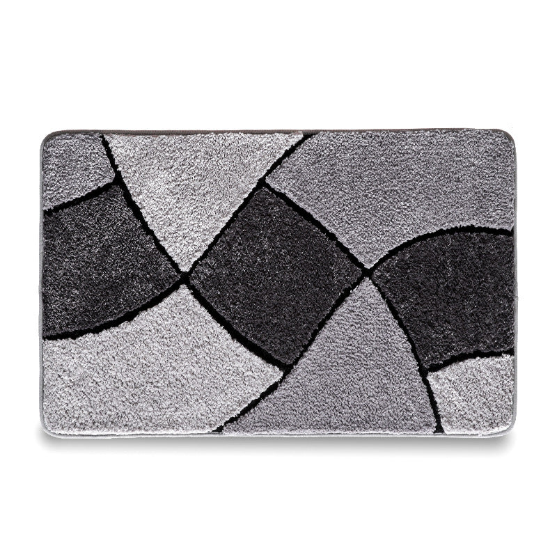 Geometric Pattern Bathroom Mat Stornfield