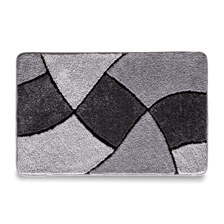 Geometric Pattern Bathroom Mat Stornfield